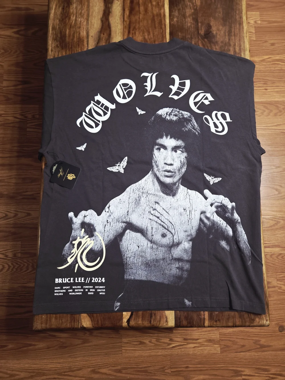 Darc Sport/Bruce Lee Collab Men's Premium Graphic Short Sleeve Tee - Picture 3 of 7